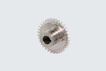 Main Gear Drive for Feed Roll, nickel plated, grinded