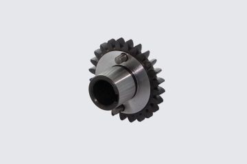 Main Gear Drive for feed roll, black-finish, grinded