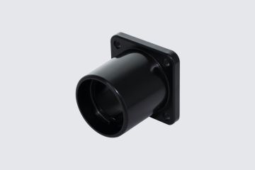 Plastic housing for central adapter machine side length 53mm