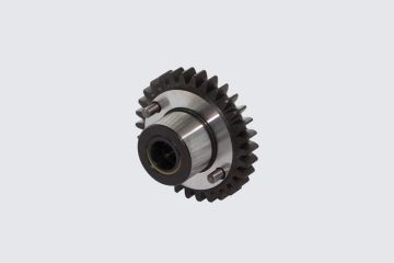 Gear Adaptor Feed Roll with needle bearing, black-finish, grinded