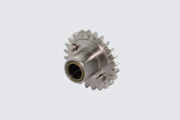 Gear Adaptor Feed Roll with needle bearing, nickel plated, grinded