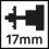 Auflagedistanz Ritzel - Motor 17 mm